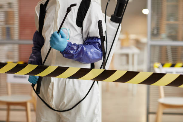 Professional Biohazard Cleanup technician working in Davenport, CA